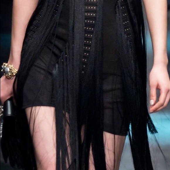 ROBERTO CAVALLI • Runway • Open-Back Fringe  Dress - Picture 4 of 15